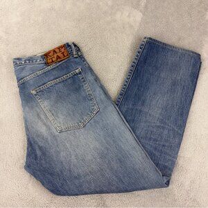 Kapital Men's Size 36x27.5 Selvedge Blue Denim Jeans 100% Cotton Made Japan
